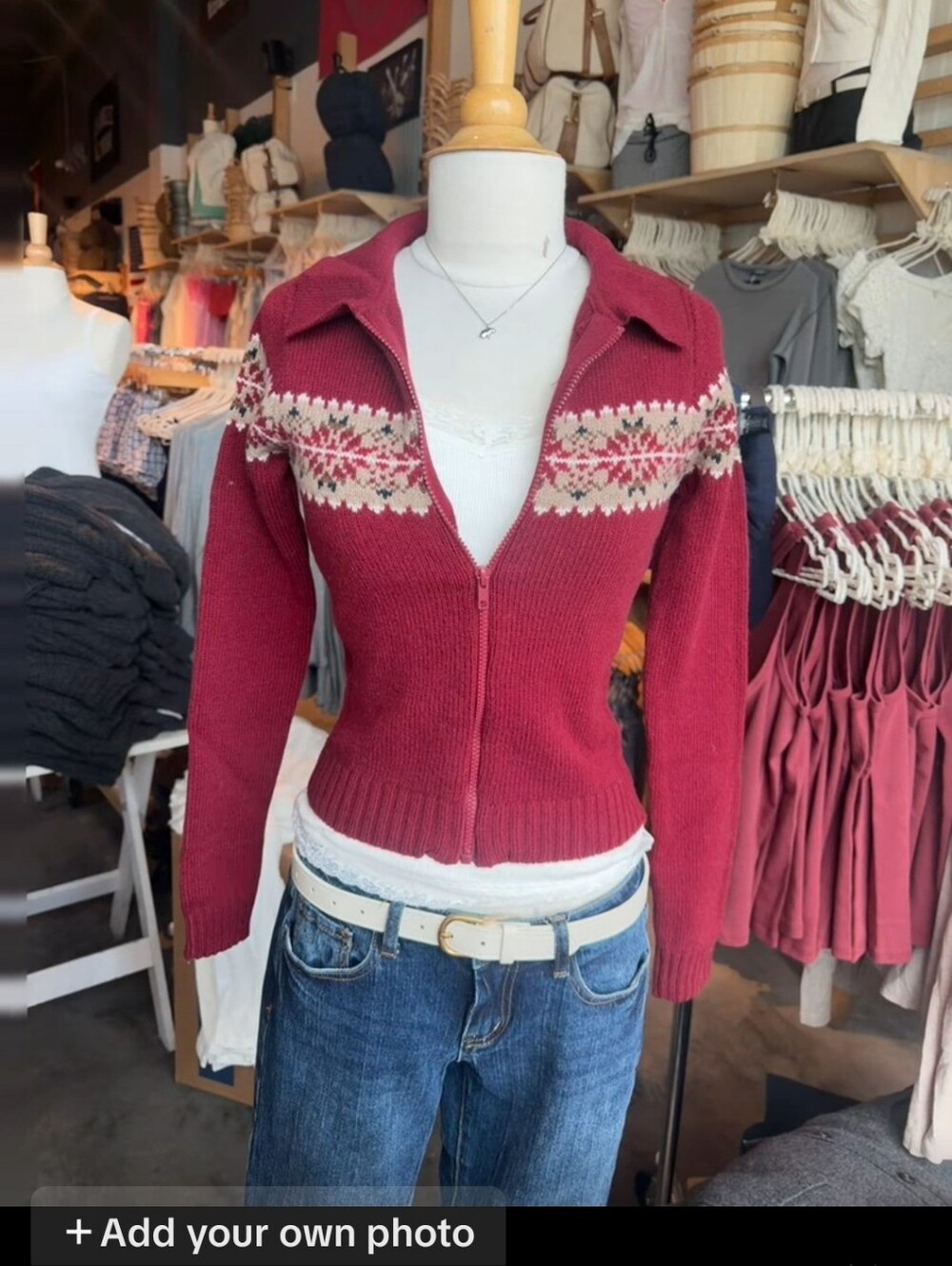 ISO! Brandy Melville Red Wool Sweater